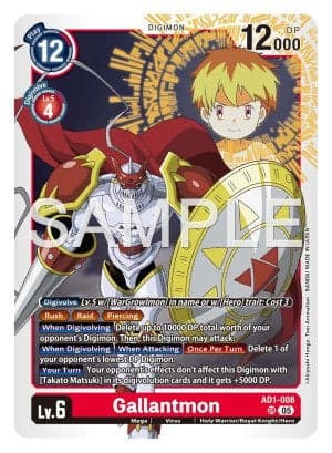 Gallantmon — Across Time Digimon Card Game card by Takasei
