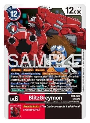 BlitzGreymon — Advanced Booster Digimon Generation