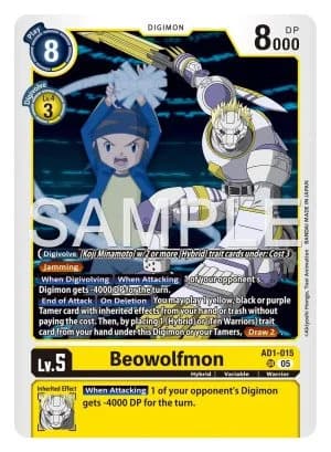 Beowolfmon — Advanced Booster Digimon Generation