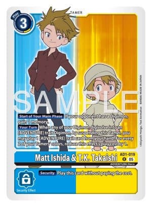 Matt Ishida & T.K. Takaishi — Advanced Booster Digimon Generation