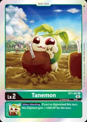 Tanemon — Blast Ace Pre-Release Cards