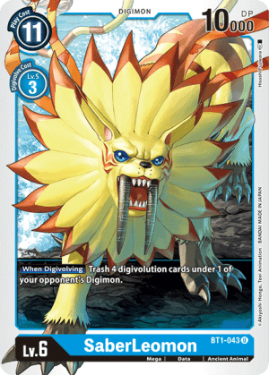 SaberLeomon — Blast Ace Pre-Release Cards