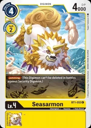Seasarmon — Digital Hazard Digimon Card Game card by Kenji Watanabe