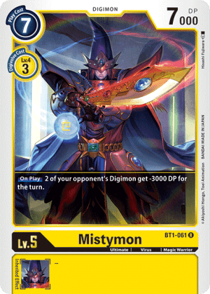 Mistymon — Double Diamond Digimon Card Game card by Teppei Tadokoro