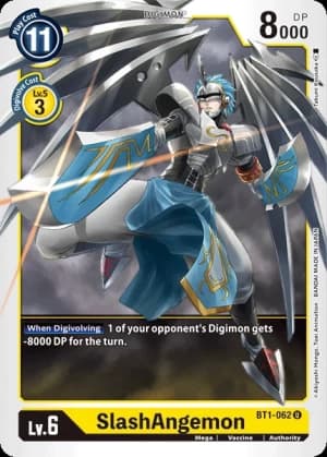 SlashAngemon — Beginning Observer Pre-Release Cards Digimon Card Game card by GOSEN