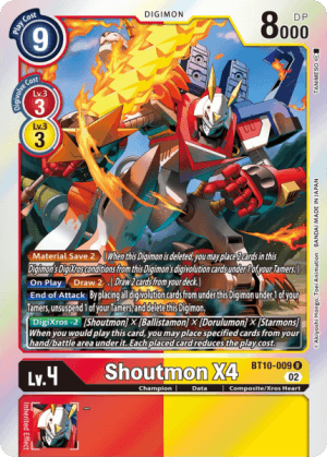 Shoutmon X4 — Release Special Booster 2.5