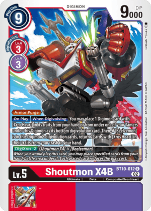 Shoutmon X4B — Xros Encounter Pre-Release Cards