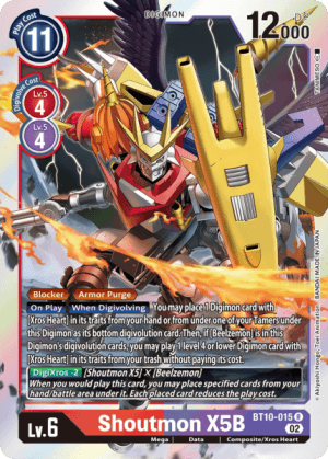Shoutmon X5B — Xros Encounter Pre-Release Cards