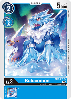 Bulucomon — Battle of Omni Digimon Card Game card by Nakano Haito