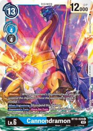Cannondramon — Exceed Apocalypse Digimon Card Game card by GOSAiAN