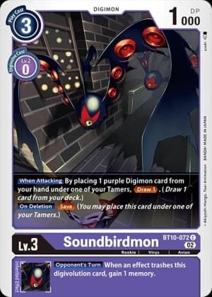 Soundbirdmon — Great Legend Pre-Release Cards