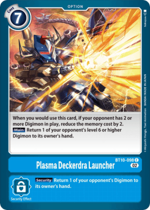 Plasma Deckerdra Launcher — Xros Encounter