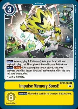 Impulse Memory Boost! — Xros Encounter
