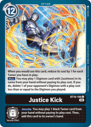 Justice Kick — Xros Encounter