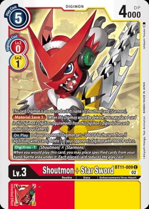 Shoutmon + Star Sword — Dimensional Phase