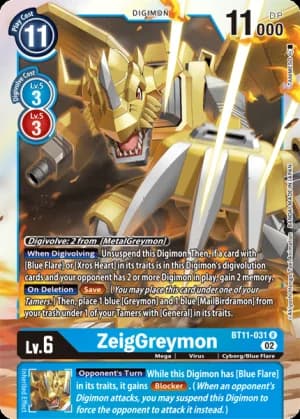 ZeigGreymon — Advanced Booster Digimon Generation