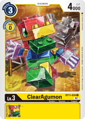 ClearAgumon — Dimensional Phase Digimon Card Game card by Kazumasa Yasukouchi