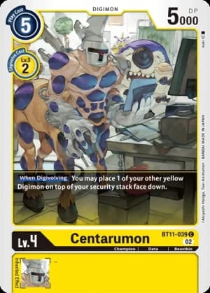 Centarumon — Blast Ace Digimon Card Game card by SENNSU