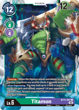 Titamon — Dimensional Phase Pre-Release Cards