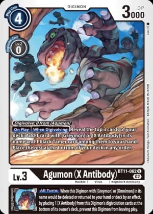 Agumon (X Antibody) — Cyber Eden Digimon Card Game card by tessy