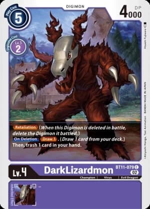 DarkLizardmon — Dimensional Phase Digimon Card Game card by Mitsuhshi Fujiwara