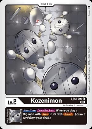 Kozenimon — Across Time Digimon Card Game card by Ryodan