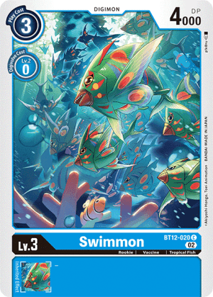 Swimmon — Across Time Digimon Card Game card by Akiyoshi Hongo, Toei Animation