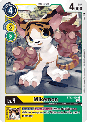 Mikemon — Across Time Digimon Card Game card by koki