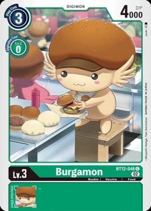 Burgamon — Across Time Digimon Card Game card by yuukic.