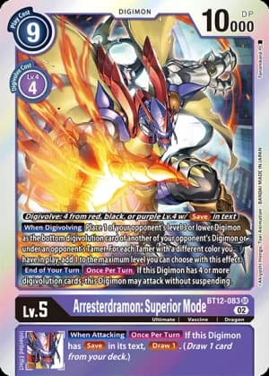 Arresterdramon: Superior Mode — Across Time