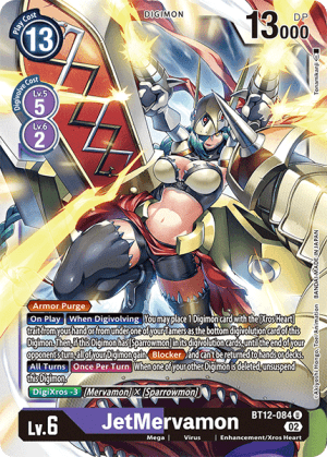 JetMervamon — Across Time Digimon Card Game card by Tonamikanji