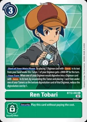 Ren Tobari — Across Time Pre-Release Cards