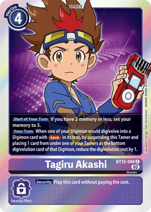 Tagiru Akashi — Across Time Pre-Release Cards