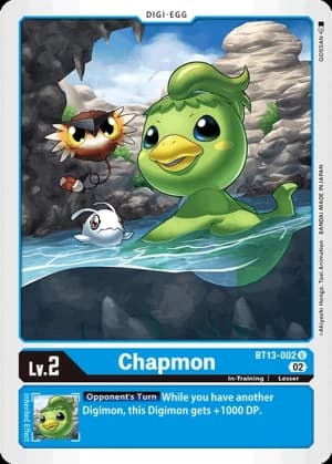 Chapmon — Release Special Booster 2.0 Celebration Event Cards Digimon Card Game card by Ryodan