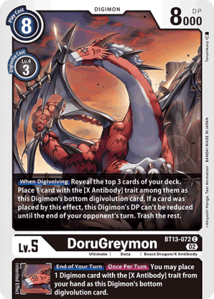 DoruGreymon — Beginning Observer Digimon Card Game card by toriyufu