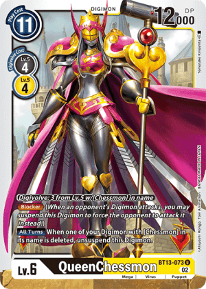QueenChessmon — Versus Royal Knights Pre-Release Cards