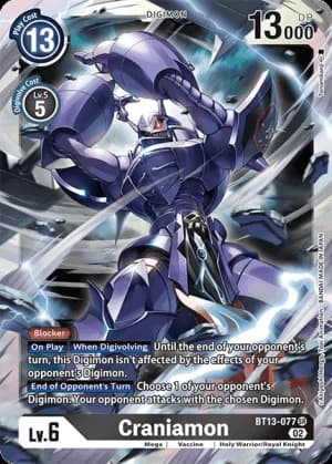 Craniamon — Hackers' Slumber Digimon Card Game card by Akiyoshi Hongo, Toei Animation