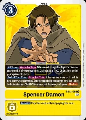 Spencer Damon — Versus Royal Knights Pre-Release Cards