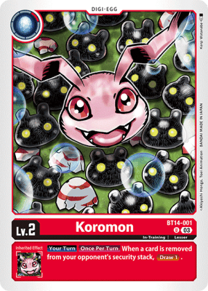 Koromon — Digimon Card Game card
