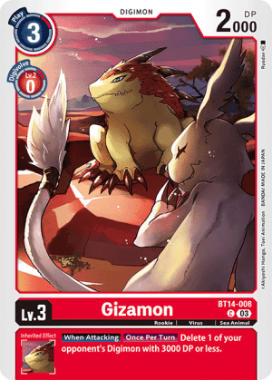 Gizamon — Blast Ace Digimon Card Game card by Ryudai