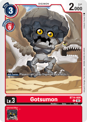 Gotsumon (2025 Regionals Champion) — Digimon Card Game card