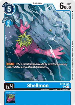 Shellmon — Blast Ace Digimon Card Game card by Ryotaro