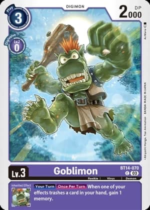 Goblimon — Blast Ace Digimon Card Game card by As'Maria