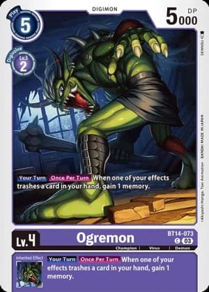 Ogremon — Blast Ace Digimon Card Game card by SENNSU