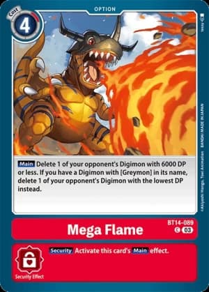 Mega Flame — Blast Ace
