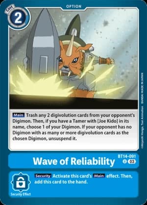 Wave of Reliability — Blast Ace Pre-Release Cards