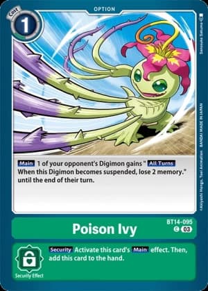 Poison Ivy — Blast Ace Digimon Card Game card by Sanossuke Sakuma