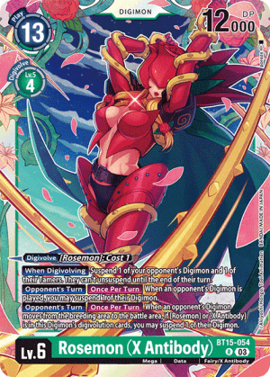 Rosemon (X Antibody) — Exceed Apocalypse Pre-Release Cards