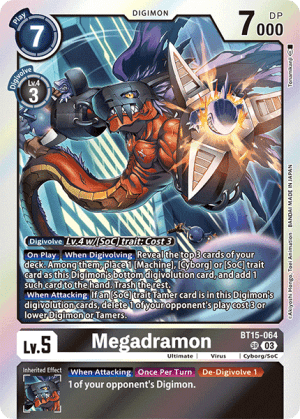 Megadramon — Blast Ace Digimon Card Game card by tonyryu