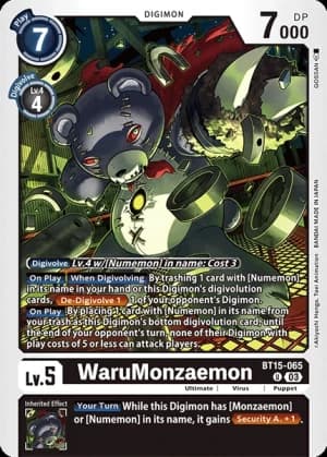 WaruMonzaemon — Battle of Omni Pre-Release Cards